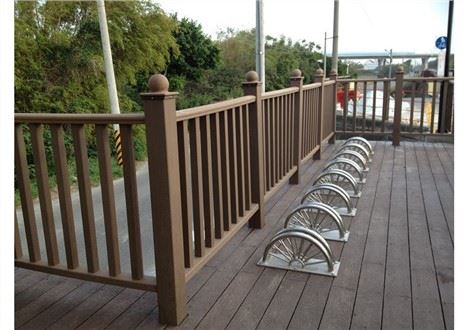 Nepremočljiv krajinski walkway les plastični komposit WPC ograje